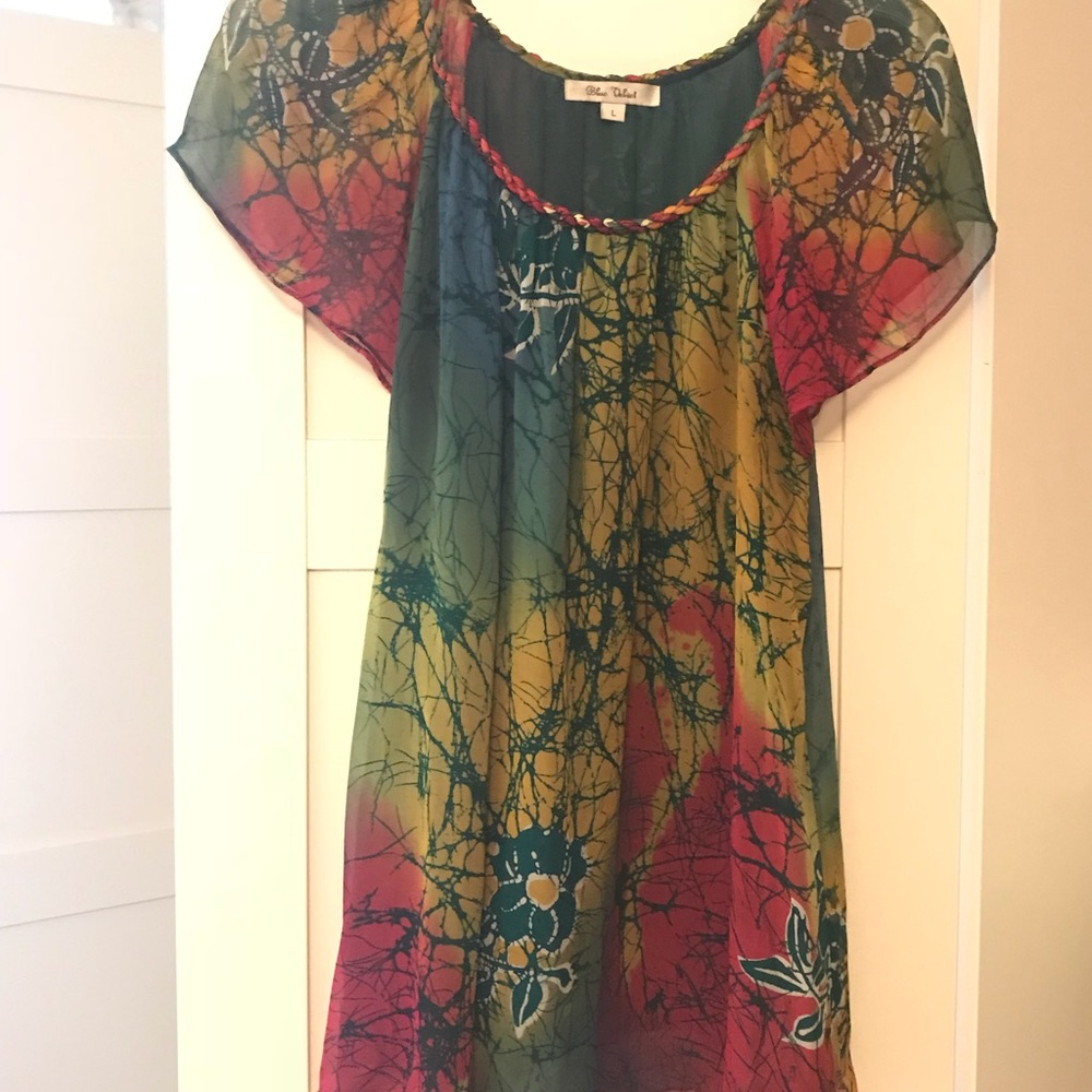 Blue Velvet Blouse